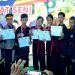 Kontingen pencak silat dari perguruan Kuntau Borneo meraih medali saat berlaga pada Forum Olahraga Rekreasi Masyarakat Nasional V di Stadion Madya Sempaja, Samarinda baru-baru ini