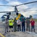 1 unit heli Water Bombing di Bandara Tjilik Riwut, dengan pilot asal Kanada dan mengangkut 5 orang kru
