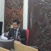 Bupati Barito Timur Ampera AY Mebas saat menjadi pembicara Webinar FE Untag Surabaya