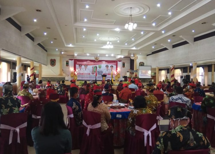 Acara Puncak Peringatan HUT ke-18 Kabupaten Barito TImur, di GPU Mantawara Tamiang Layang