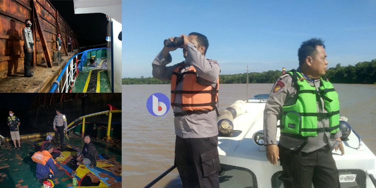 Proses pencarian jasad korban tenggelam di DAS Kahayan, Kecamatan Jabiren Raya, Kabupaten Pulang Pisau, Rabu (30/9/2020)