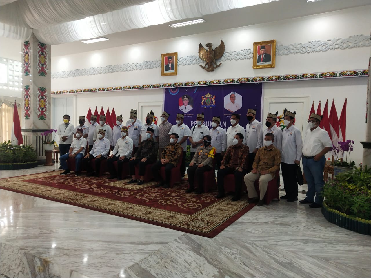 Musyawarah Provinsi (Musprov) VII Kamar dagang dan industri (Kadin) Kalimantan Tengah bertempat di Istana Isen Mulang rumah jabatan Gubernur Kalteng di Palangka Raya, Sabtu (22/5/2021)