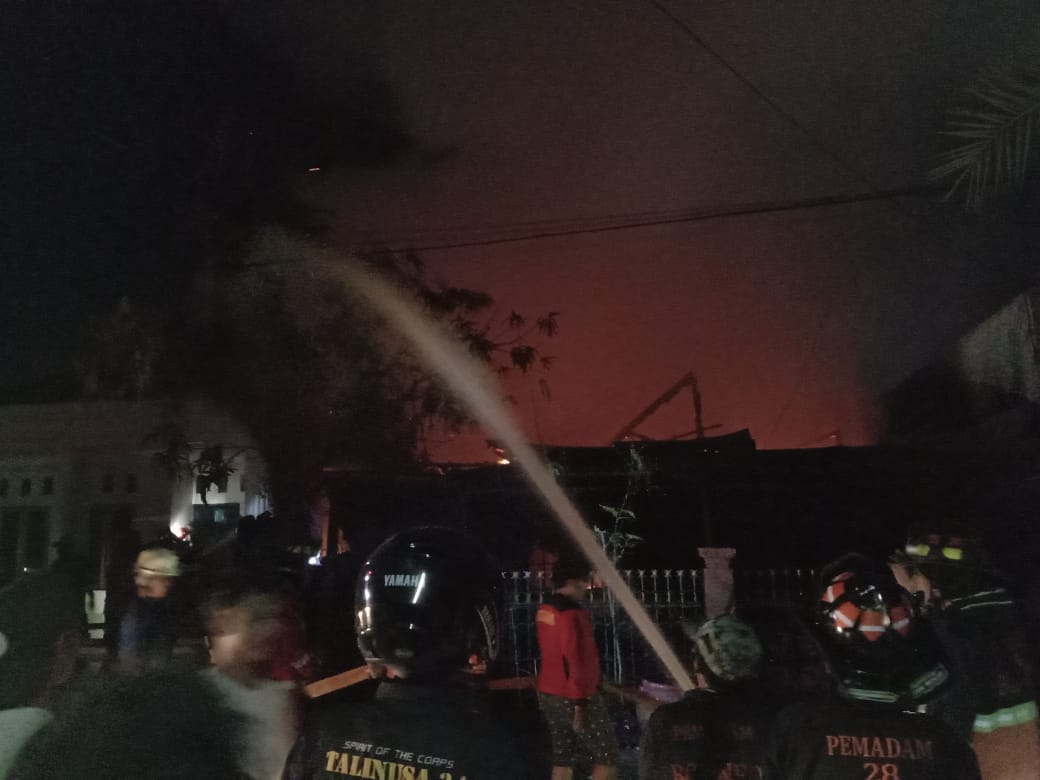 Lokasi terjadinya kebakaran