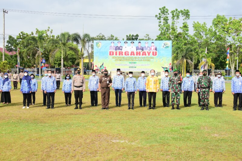 Upacara HUT Pemko Palangka Raya ke 56