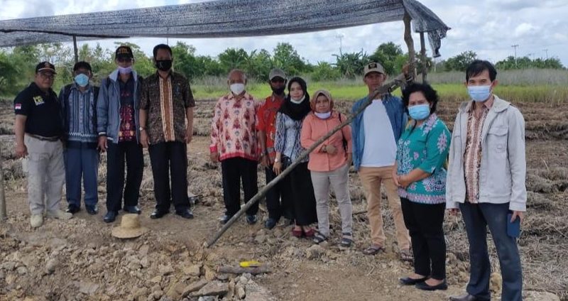 DKPPP Barsel saat turun langsung ke lapangan untuk melihat lokasi pengembangan Food Estate di wilayah setempat