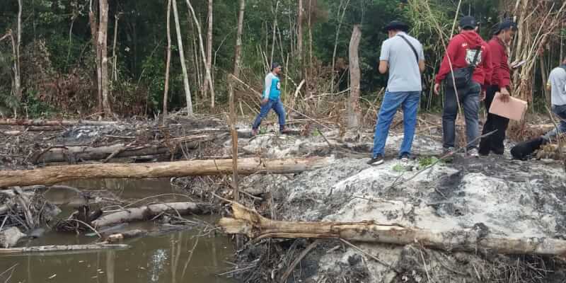 Tim Polda Kalteng saat melakukan pemantauan di HGU PT. SGM