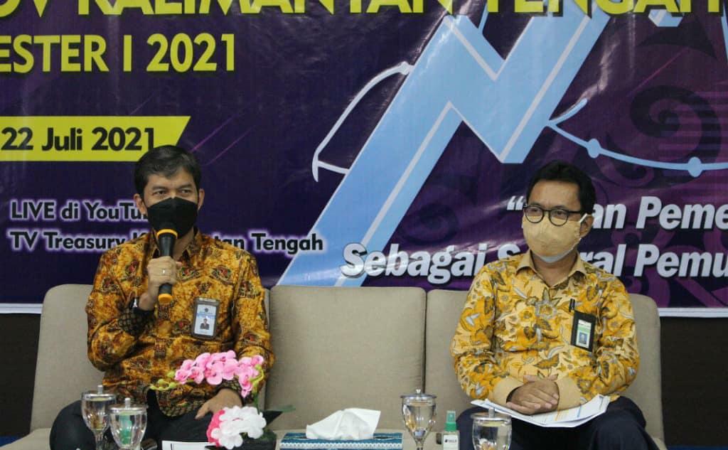 Penyampaian kinerja APBN Kalteng pada semester 1 TA 2021