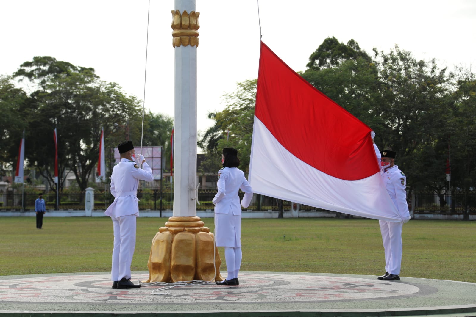 Upacara Peringatan Hari Ulang Tahun (HUT) ke-76 RI tingkat Provinsi Kalteng