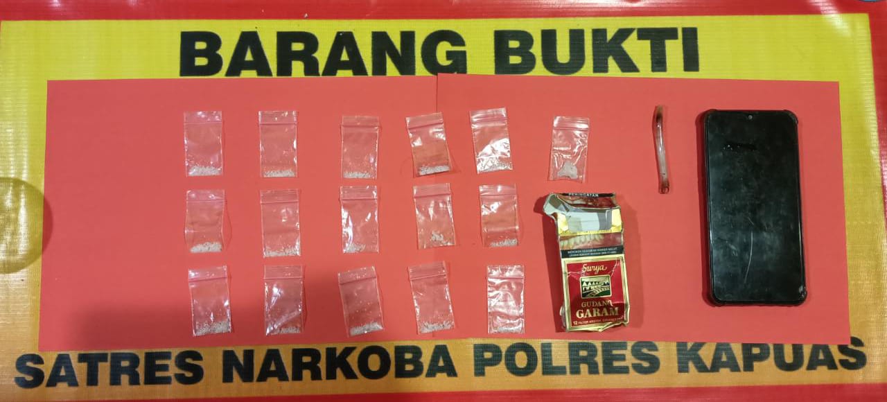 Barang bukti yang diamankan