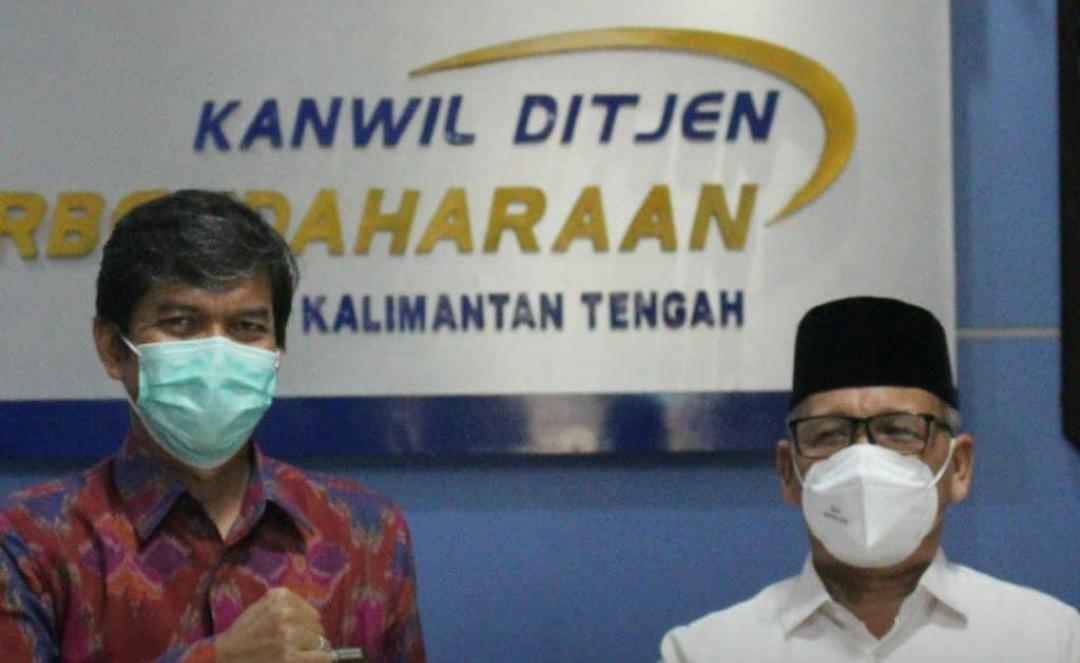 Kanwil DJPb Kalteng one on one meeting dengan Kepala Kanwil Kemenag Kalteng