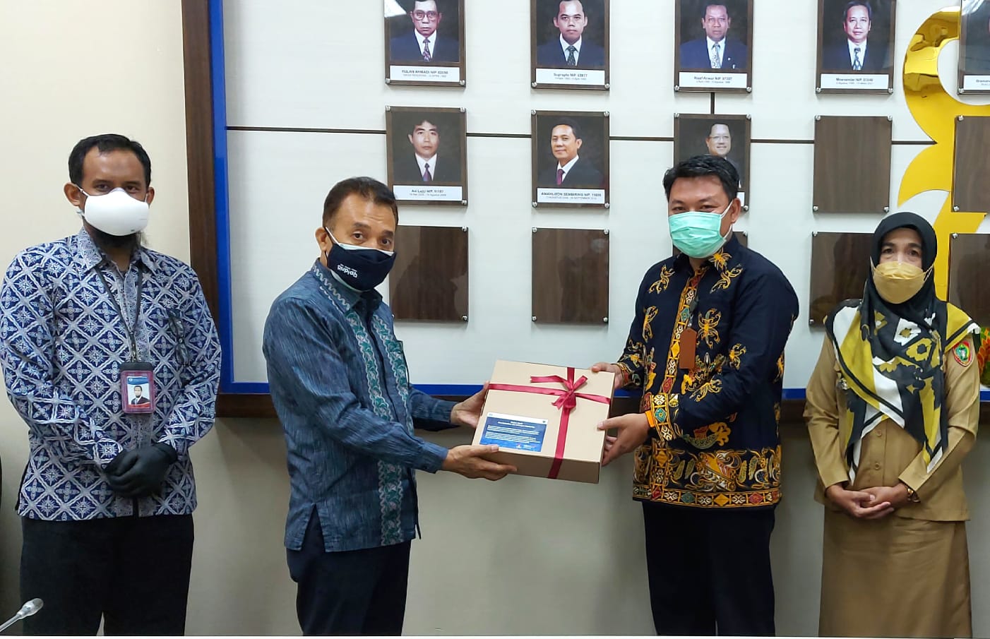 MES Kalteng silaturahim dengan Bank Indonesia (BI) Perwakilan Kalteng, Rektor IAIN Palangka Raya yang juga Ketua MUI Kalteng, BWI Kalteng dan Baznas Kalteng, Selasa (28/9/2021)