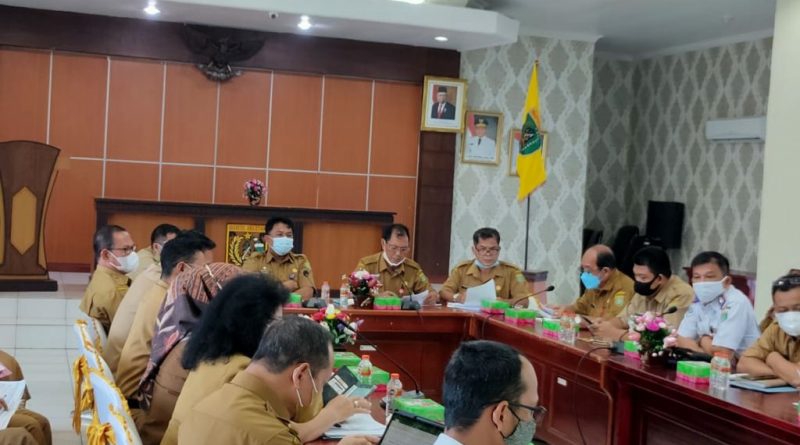 Pemerintah Kabupaten (Pemkab) Barito Selatan (Barsel) menggelar rapat Evaluasi dan Pengawasan Realisasi Anggaran (EPRA) untuk melihat serapan anggaran dari masing-masing perangkat daerah, Senin (6/9/2021) di Aula Setda Barsel