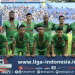 Kesebelasan Kalteng Putra pada saat pertandingan di Liga 1 Indonesia 2019