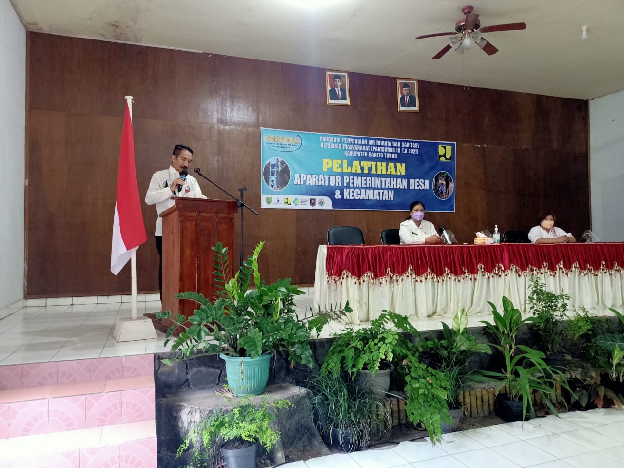 Pelatihan Program Penyediaan Air Minum dan Sanitasi Berbasis Masyarakat (Pamsimas) III Tahun Anggaran 2021