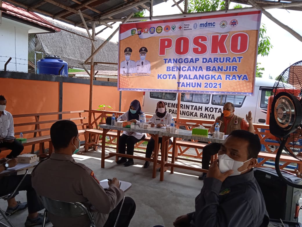 Rapat Koordinasi Kesiapsiagaan Bencana di Kota Palangka Raya, Rabu (24/11/2021)