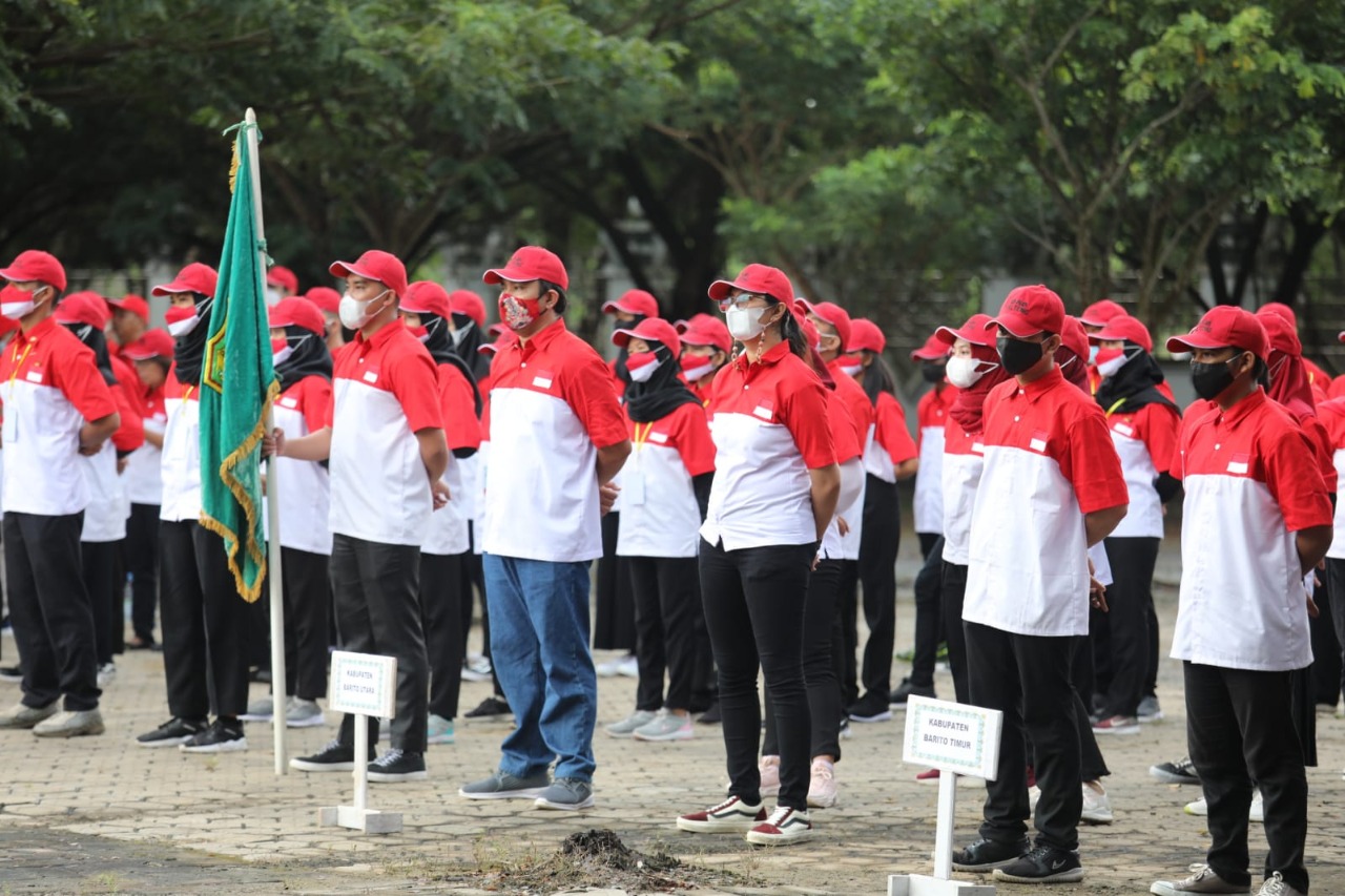 Upacara Bendera Peringatan Hari Sumpah Pemuda ke-93 Tingkat Provinsi Kalteng