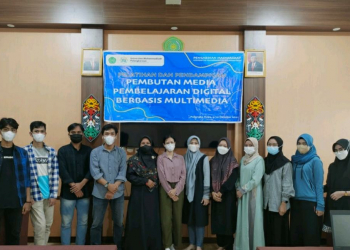 Pelaksanaan pelatihan pembuatan e-modul oleh Tim Dosen Universitas Muhammadiyah Palangkaraya