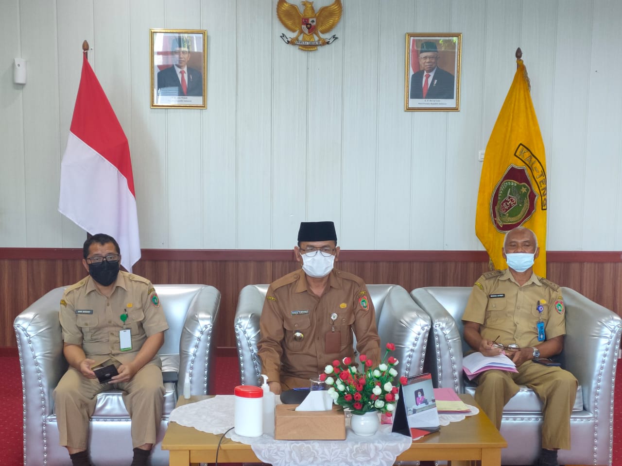 Plt. Asisten Perekonomian dan Pembangunan Setda Prov. Kalteng Andy Arsyad saat membuka secara resmi Rapat Persiapan percepatan Pelaksanaan Stranas PK di Provinsi Kalteng