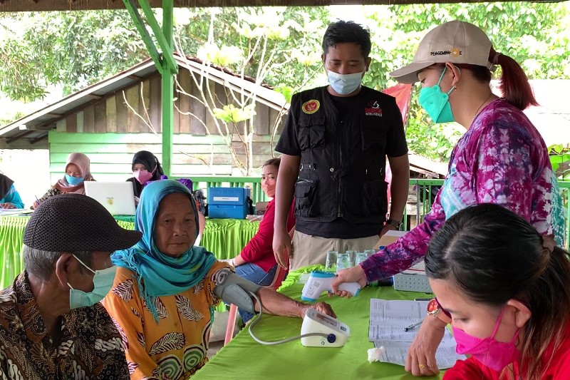 vaksinasi lansia binda kalteng di Katingan