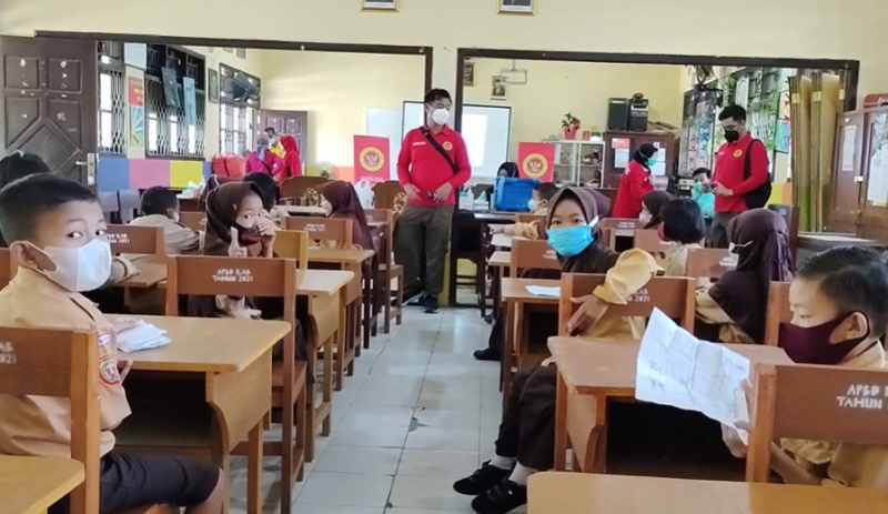 vaksinasi covid binda kalteng di sdn 8 mendawai kobar 2