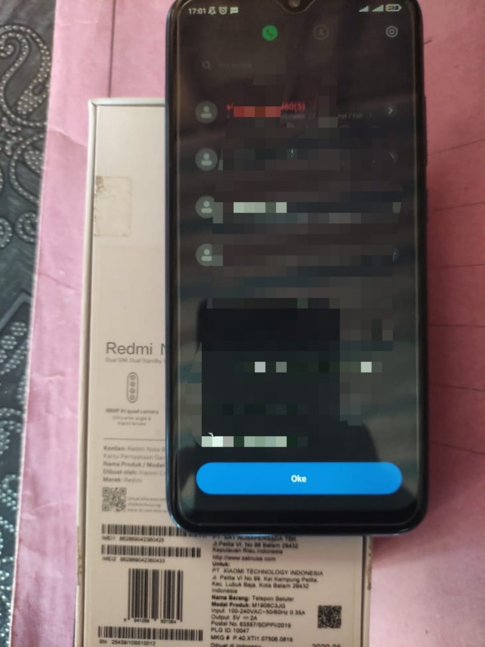 Barang bukti yang diamankan