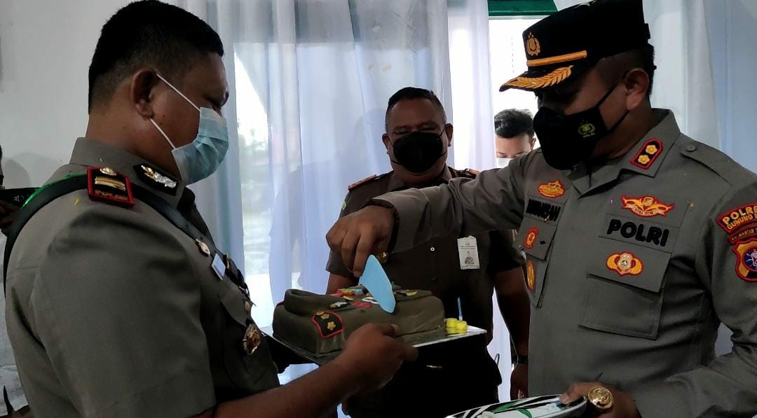 Perayaan hari ulang tahun Kapolres Gumas, AKBP Irwansah, S.I.K.,