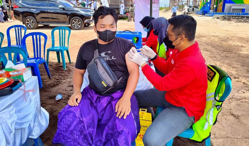 vaksinasi binda kalteng di palangka raya