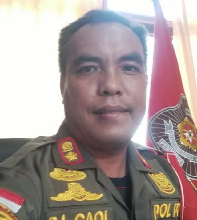 Sekretaris Satpol PP Kabupaten Katingan, Budiman L Gaol