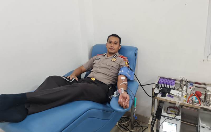 Mantan Kasat Reskrim Polresta Palangka Raya Kompol Todoan, Ajak Warga Giat Donor Darah