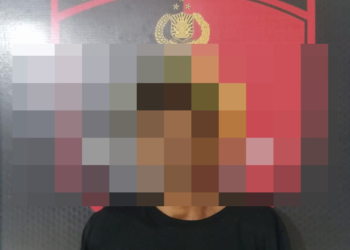 Pelaku pencurian handphone yang diamankan pihak kepolisian Polres Kapuas