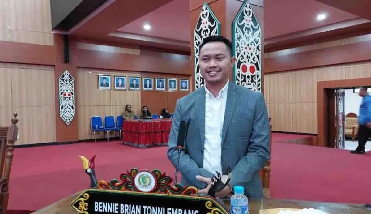 Anggota Komisi I DPRD Kota Palangka Raya, Bennie Brian Tonni Embang