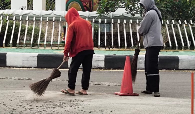 Plt Kepala DLH Kota Palangka Raya, Alman P. Pakpahan, menjelaskan bahwa pembersihan dilakukan sebagai langkah pencegahan agar tidak terjadi kecelakaan lalu lintas.