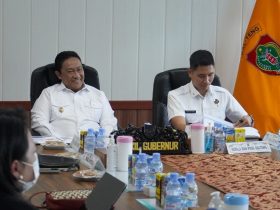 Wakil Gubernur (Wagub) Kalteng, Edy Pratowo, bersama Plt. Sekretaris Daerah (Sekda) Katma F. Dirun