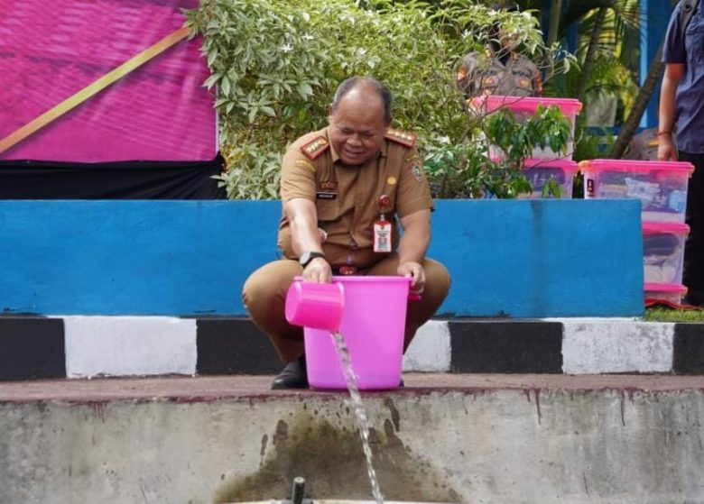Plh Asisten Pemerintahan dan Kesra Setda Provinsi Kalteng, Maskur, saat menghadiri Peluncuran Program Pekarangan Pangan Lestari (P2L) Tahun 2025