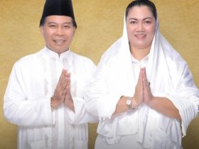 Anggota DPRD Kapuas dari Fraksi Golkar, Algrin Gasan dan Istri