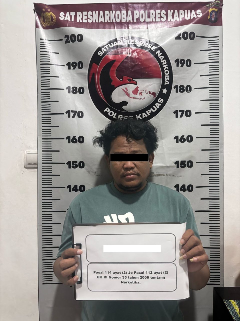 Kepolisian Resor (Polres) Kapuas kembali mengungkap kasus peredaran narkoba di wilayah hukumnya. Seorang pria berinisial Z (34)