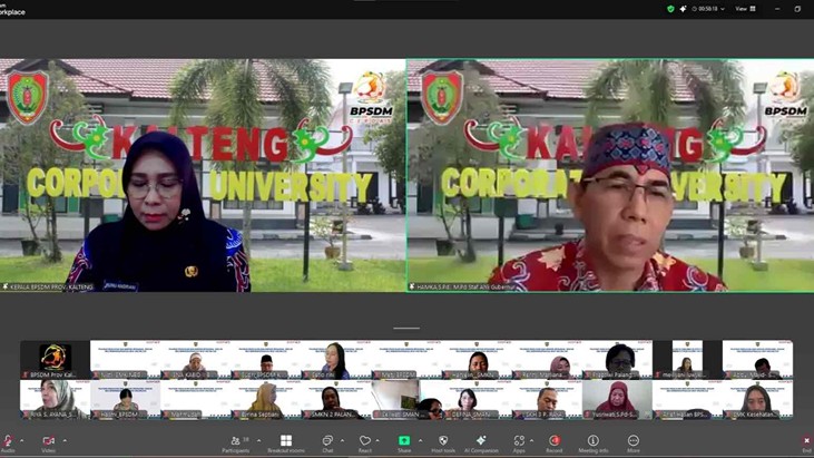 Staf Ahli Gubernur Bidang Kemasyarakatan dan Sumber Daya Manusia, Hamka, mewakili Gubernur Kalimantan Tengah