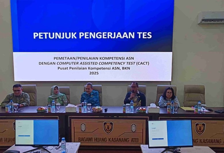 Kepala Badan Kepegawaian Daerah (BKD) Provinsi Kalimantan Tengah, Hj. Lisda Arriyana, secara resmi menutup kegiatan Pemetaan Potensi dan Kompetensi ASN di lingkungan Pemprov Kalteng