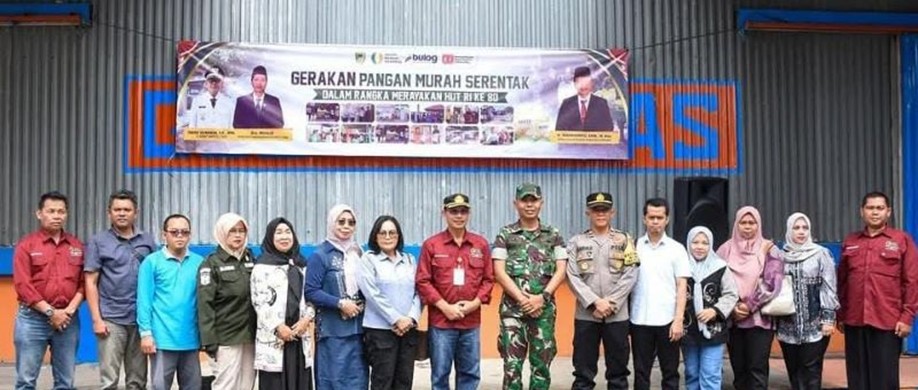 Pemerintah Kabupaten (Pemkab) Barito Utara melalui Dinas Ketahanan Pangan dan Perikanan (DKPP) mengikuti kegiatan Gerakan Pangan Murah (GPM) serentak secara nasional yang digelar melalui zoom meeting