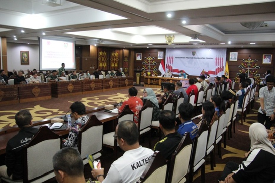 Pemerintah Provinsi Kalimantan Tengah (Pemprov Kalteng) menggelar rapat ketiga persiapan peringatan HUT ke-80 Kemerdekaan RI Tahun 2025 di Aula Eka Hapakat, Kantor Gubernur Kalteng.
