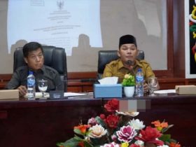 Rakor tersebut dihadiri Wakil Bupati Murung Raya Rahmanto Muhidin, Plt Sekda Sarwo Mintarjo