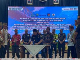 Kegiatan tersebut turut dihadiri Menteri Koperasi dan UKM RI Ferry Juliantono, Dirjen Bina Pemerintahan Desa Kemendagri RI La Ode Ahmad P. Balombo, serta Jaksa Agung Muda Bidang Intelijen Kejaksaan Agung RI Reda Manthovani.