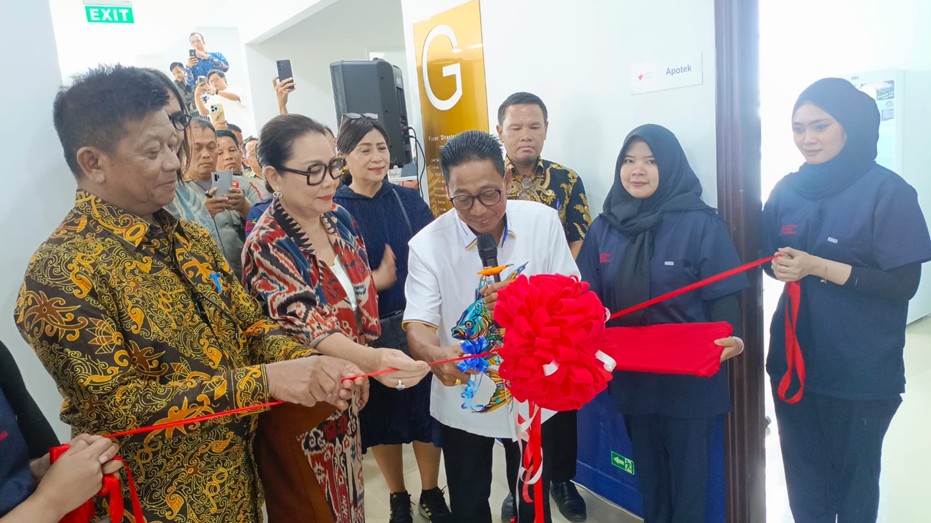 Bupati Murung Raya, Heriyus SE, secara resmi meresmikan Klinik Pratama Asistensi Medika Indonesia (AMI) Cabang Puruk Cahu