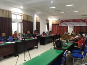 Kegiatan ini dipimpin Kepala Bappedalitbang, Jonianto, mewakili Pemkab Katingan.