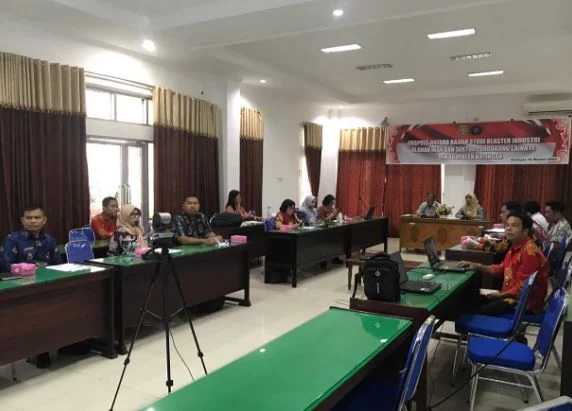 Kegiatan ini dipimpin Kepala Bappedalitbang, Jonianto, mewakili Pemkab Katingan.