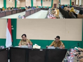 Kegiatan dipimpin Asisten I Setda Katingan, GHE Doddy, dan diikuti perangkat daerah serta unsur terkait
