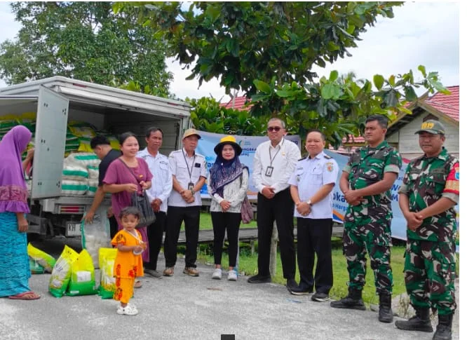 Pemerintah Kabupaten Katingan melalui Dinas Ketahanan Pangan dan Pertanian kembali melaksanakan Gerakan Pangan Murah di Desa Petak Bahandang, Kecamatan Tasik Payawan
