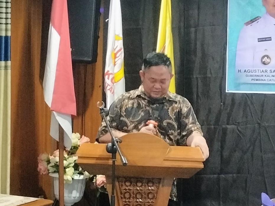 Bupati Katingan, Saiful, resmi mengakhiri masa jabatannya sebagai Ketua Pengprov Persatuan Catur Seluruh Indonesia (Percasi) Kalimantan Tengah