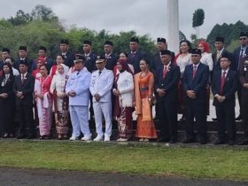 Pemerintah Kabupaten (Pemkab) Katingan menggelar upacara peringatan Hari Ulang Tahun (HUT) ke-80 Kemerdekaan Republik Indonesia