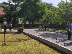 Badan Kesatuan Bangsa dan Politik (Bakesbangpol) Kabupaten Katingan melaksanakan upacara peringatan Hari Kesaktian Pancasila 2025